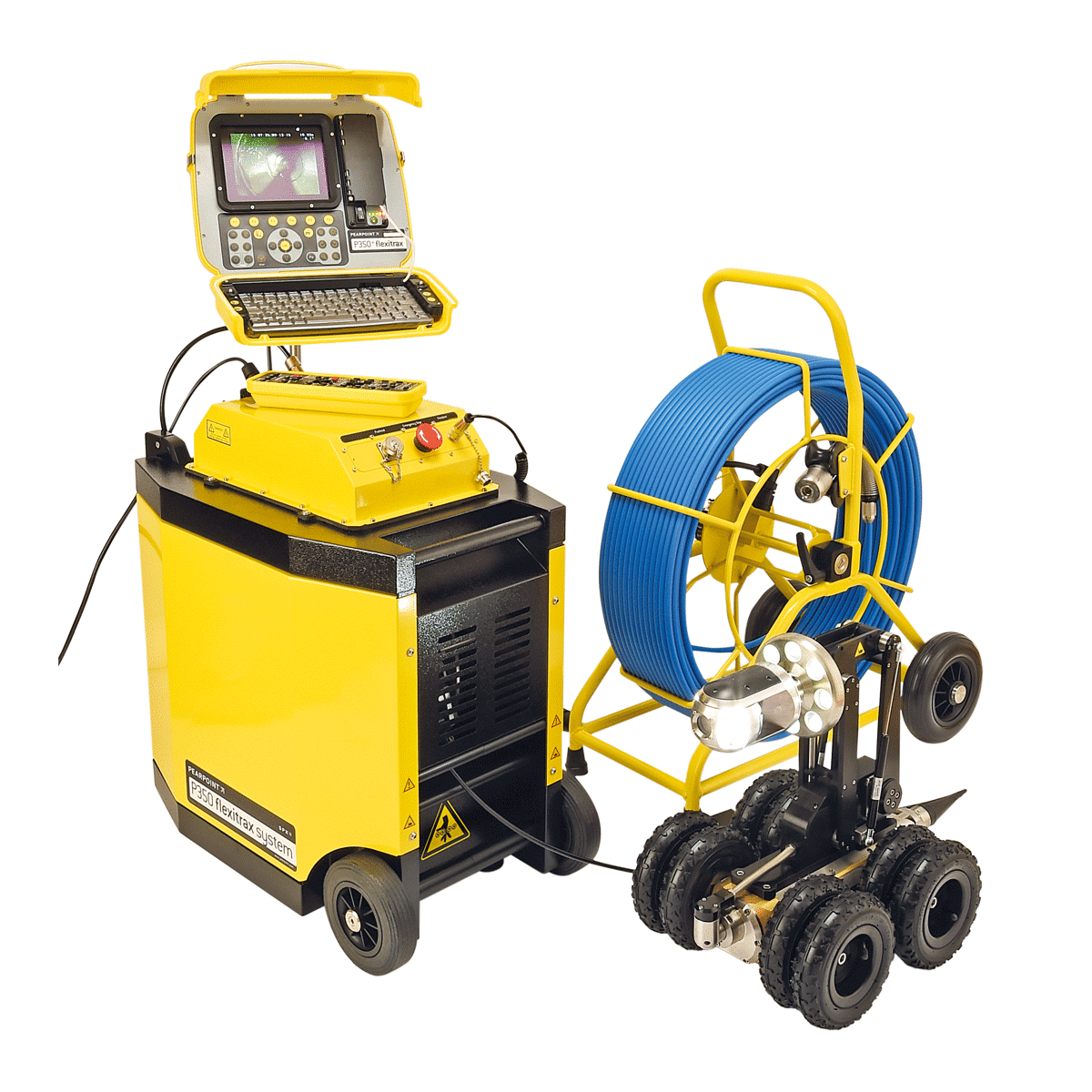 Radiodetection - Pipeline Inspection - P350 Flexitrax - Modular Crawler System